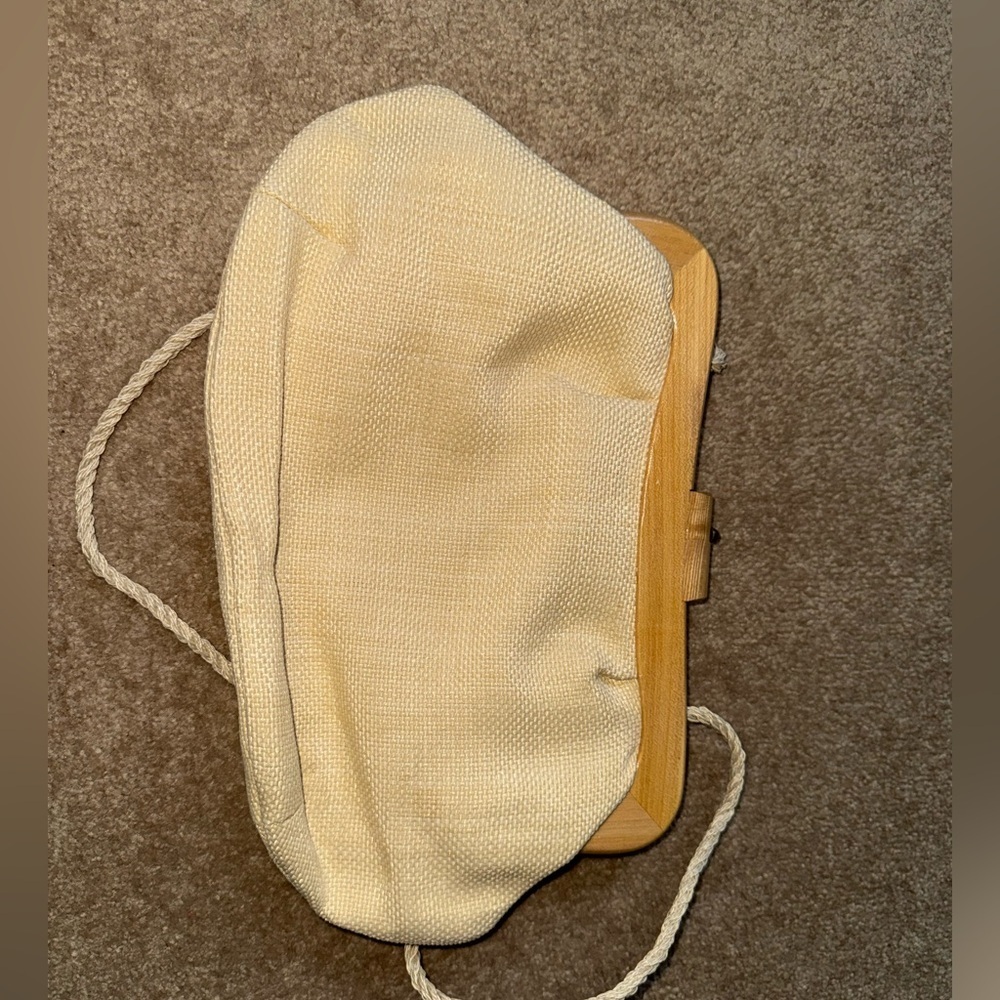 Vintage Clutch/Crossbody Wooden Frame Forty-Eight-West
